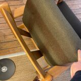 Scandinavian oak armchair