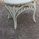 White wicker side table in Victorian style