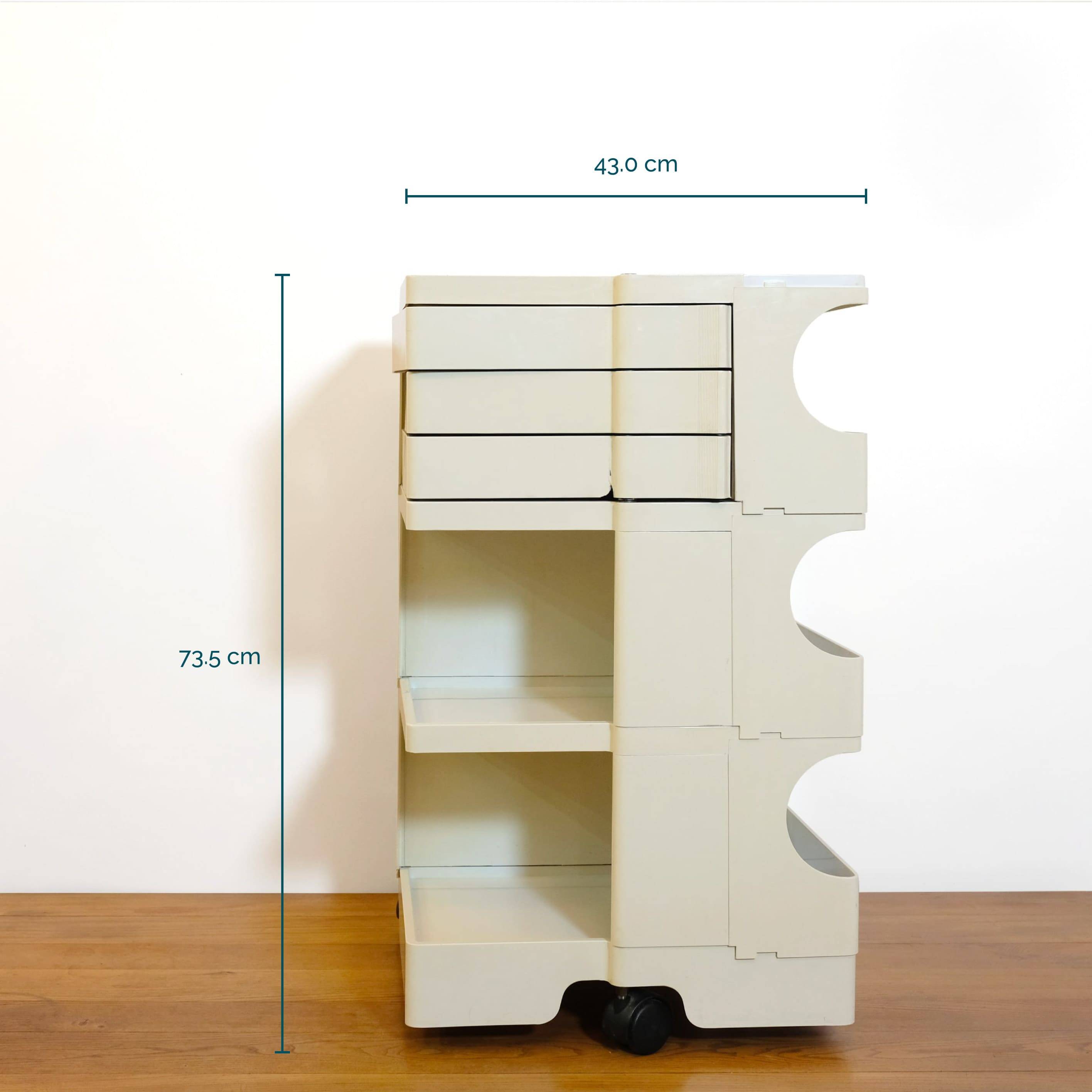 Joe Colombo, Boby trolley, Bieffeplast, 1970s.