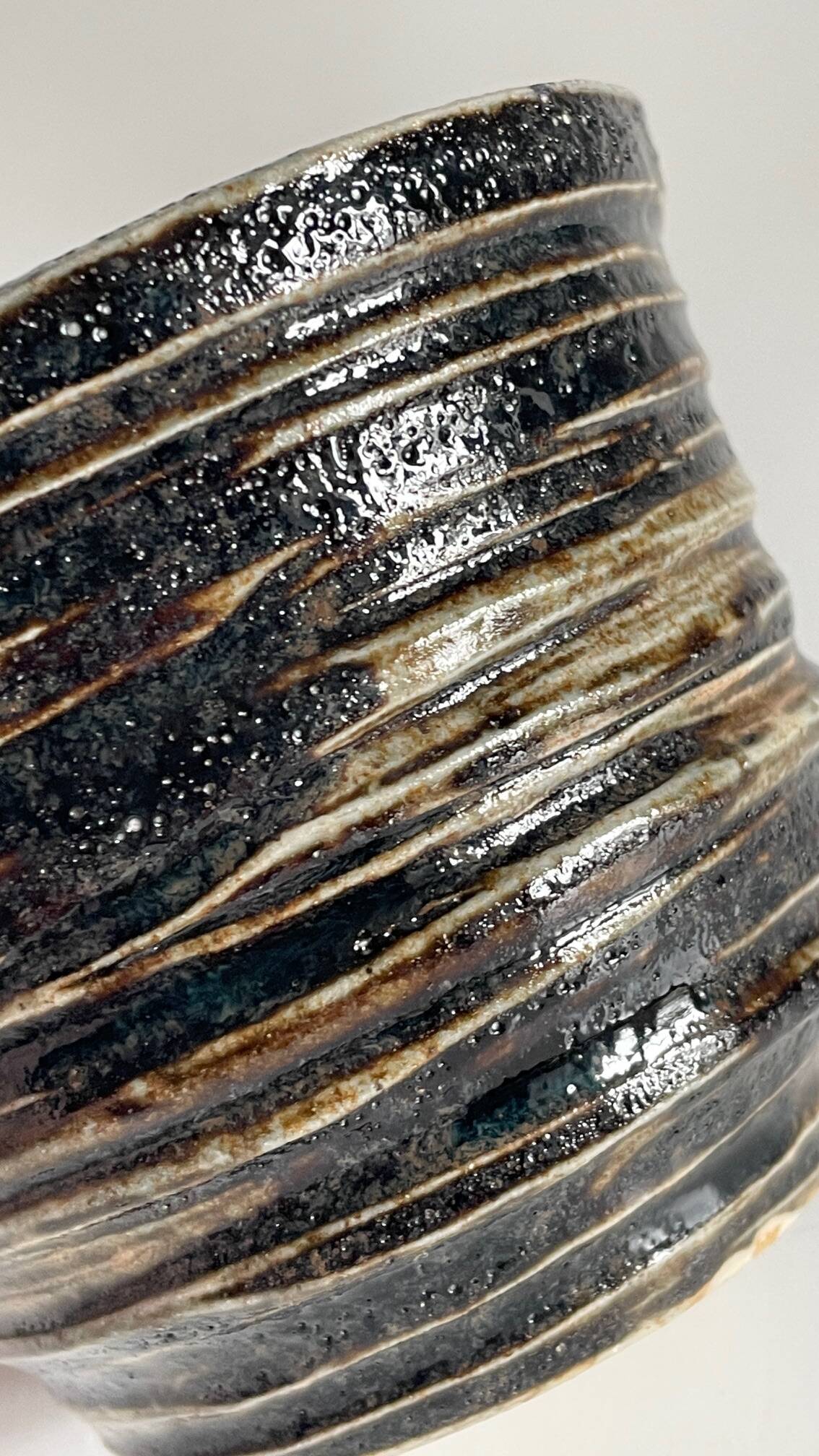 Vintage Brutalist Handmade Vase