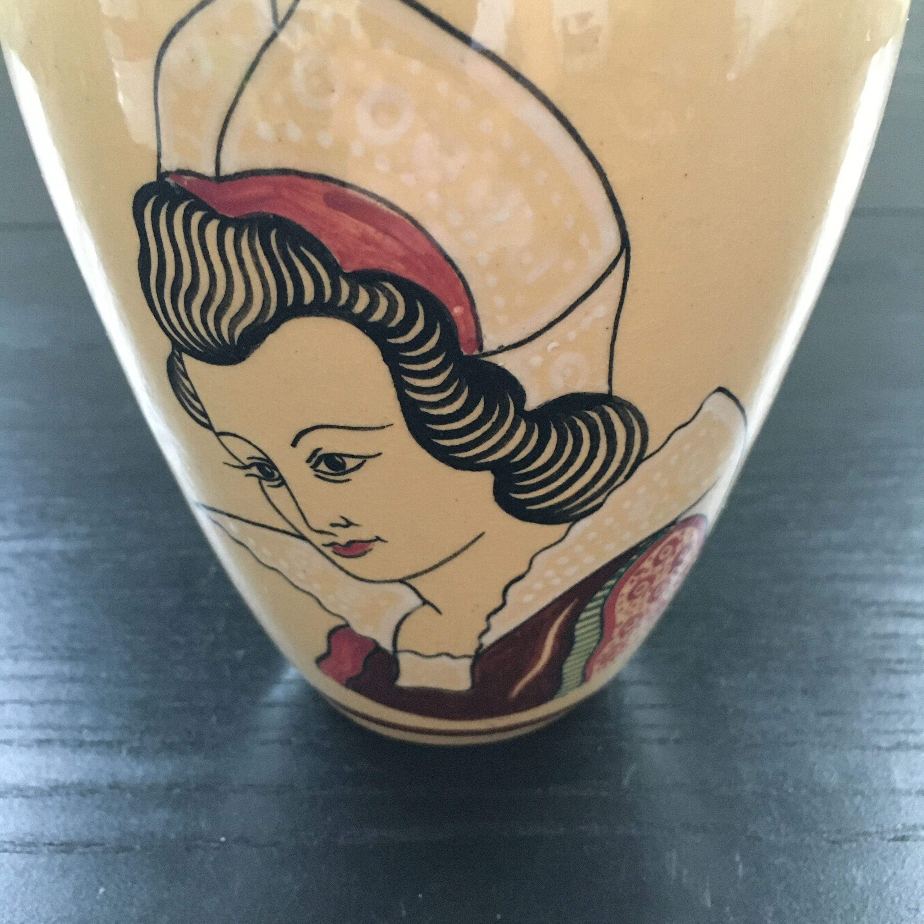 Vase signed Keraluc Quimper