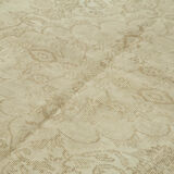 Handmade vintage oriental beige rug 184 cm x 291 cm