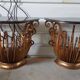 Paire de console aux fougeres
