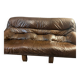 Canapé cuir bois massif