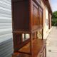 Buffet de cuisine, vaisselier ancien en noyer