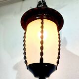 Small 1-light wrought iron lantern