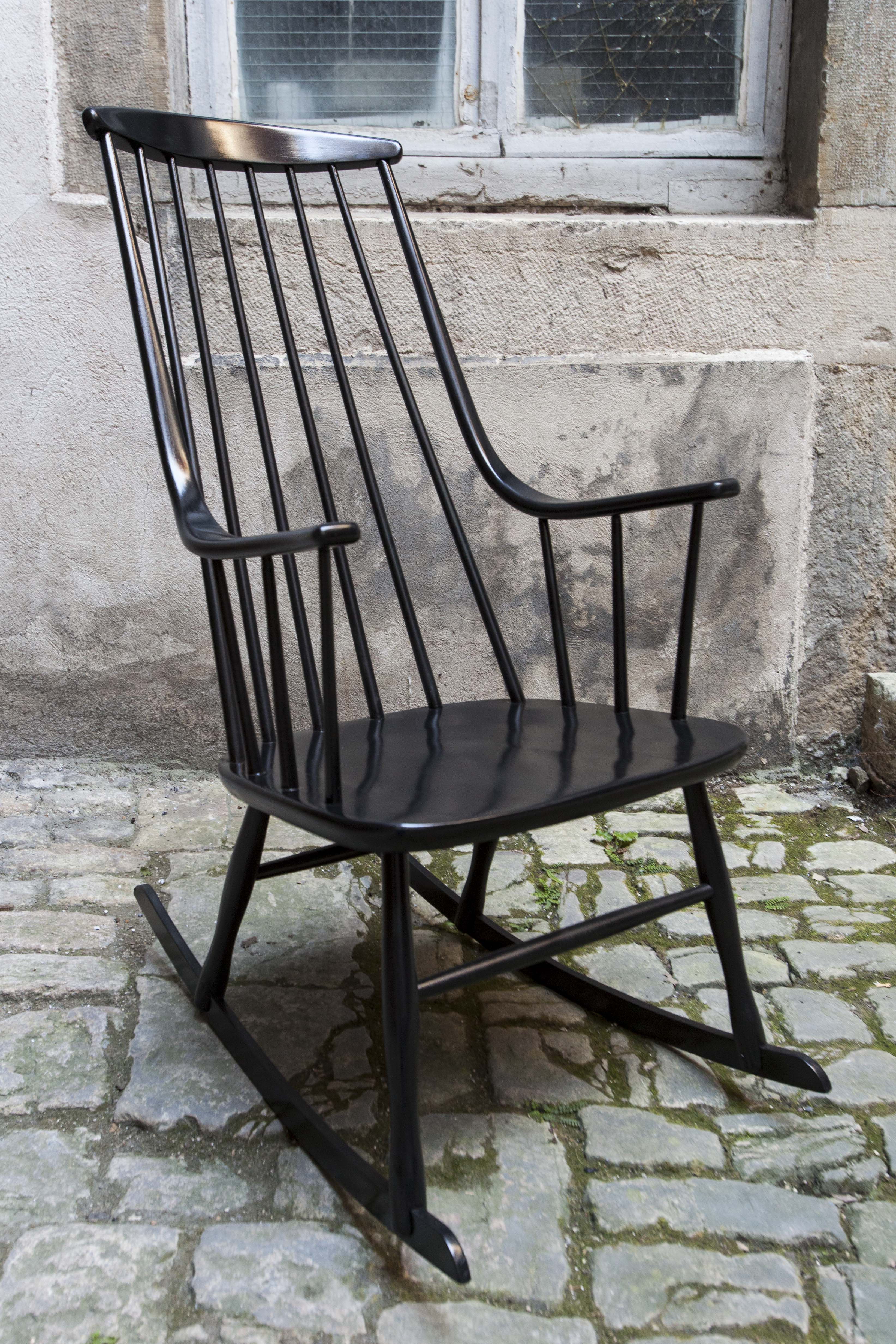 Scandinavian rocking chair by Lena Larsson for Nesto, 1958