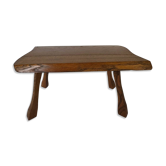 Table d'appoint en chêne de style mid-century