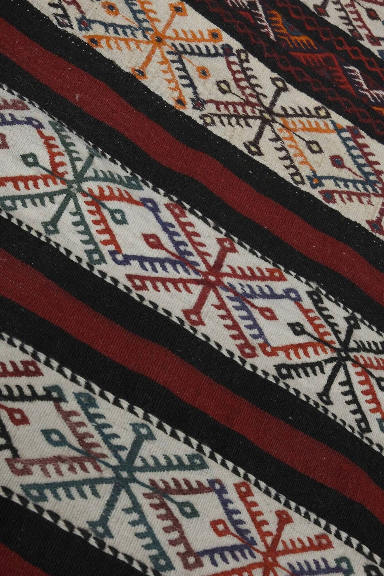 Vintage Turkish hallway rug 64x894 cm