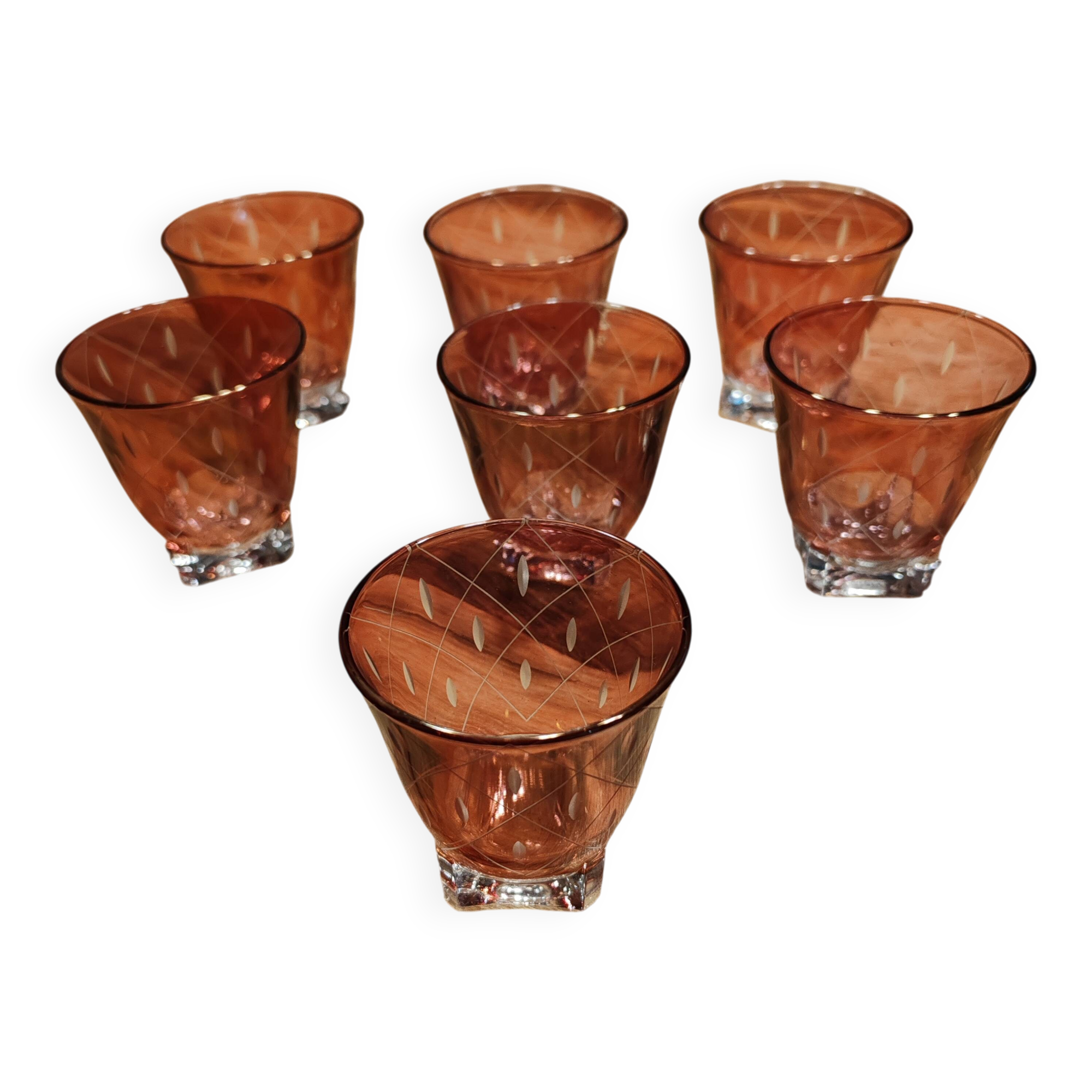Vintage liqueur glasses