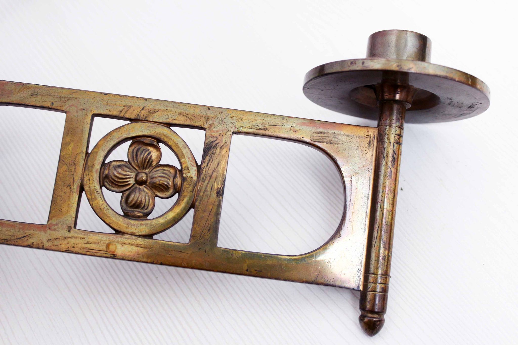 Pair of wall candle holders