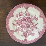 Set of 4 floral pattern dessert plates