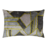 Ikat silk velvet cushion, 40x60