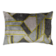 Ikat silk velvet cushion, 40x60