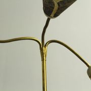 Italian Brass Three Light Floor Lamp, 1960s