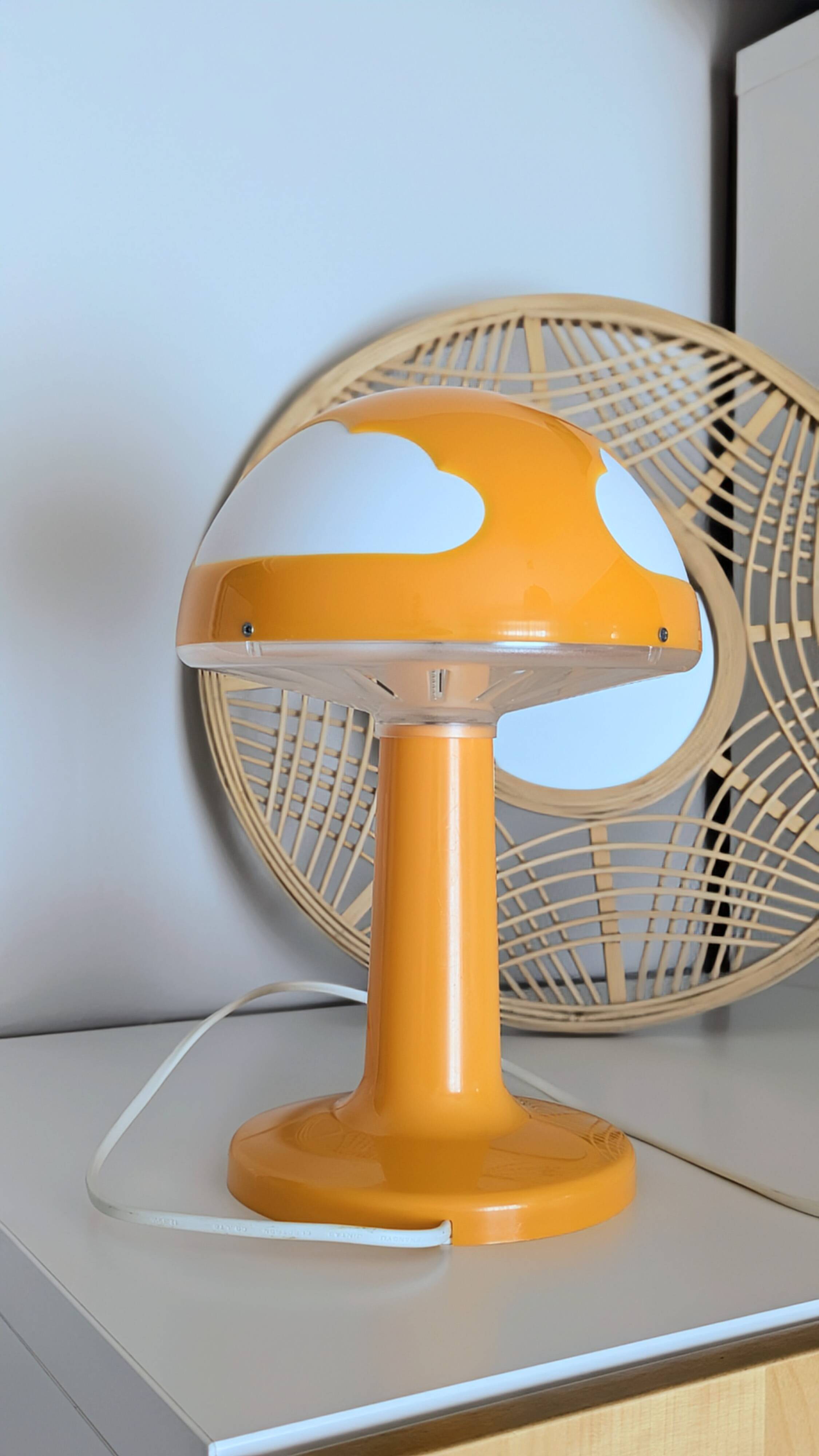 Ikea Skojig orange lamp (L-0145)