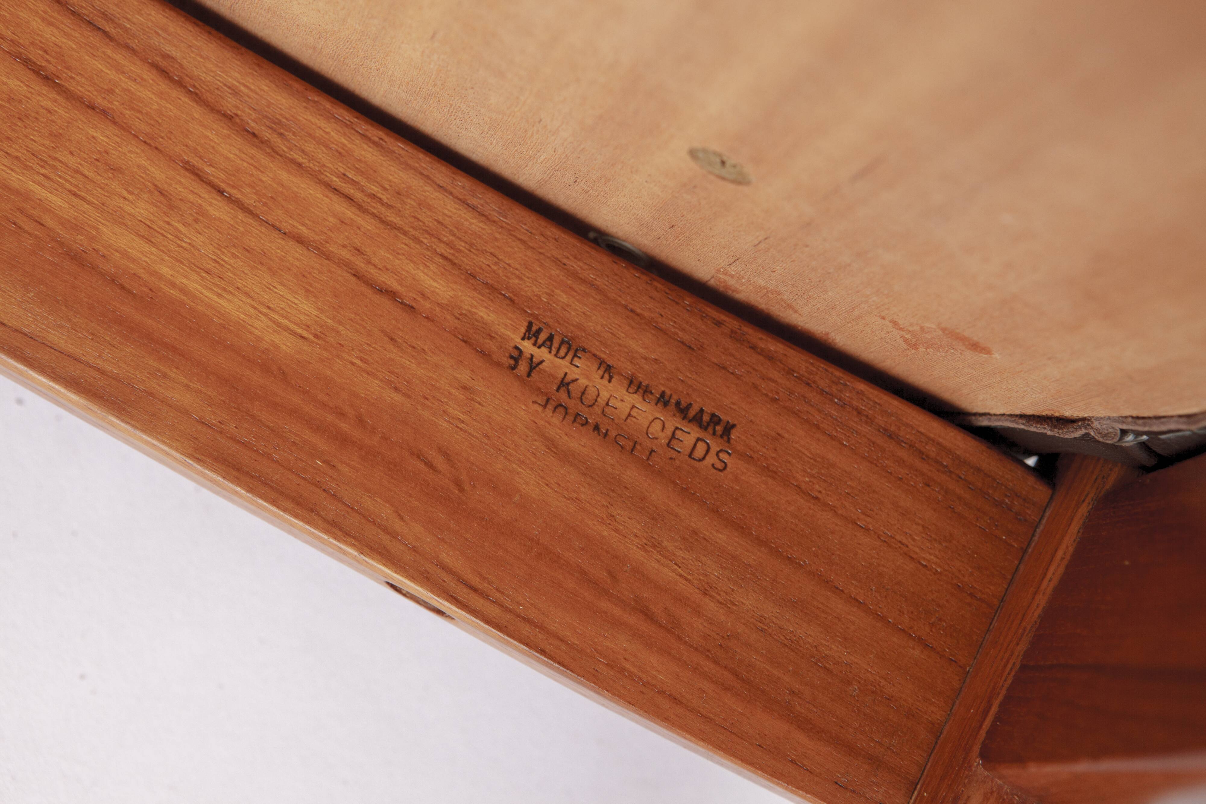 6 Vintage Chairs Niels Koefoed 1970s Teak Danish