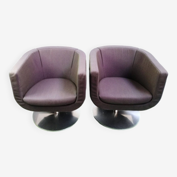 Paire de fauteuils tulipe, B&B Italia