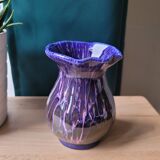 Enameled porcelain vase