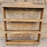 Burmese teak wall shelf