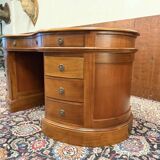 English Classic Kidney Shaped Chesterfield Desk