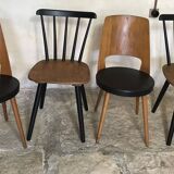 Set of 4 vintage chairs 1960
