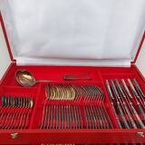 Ménagère 130 pieces en métal argenté orfèvrerie Platil