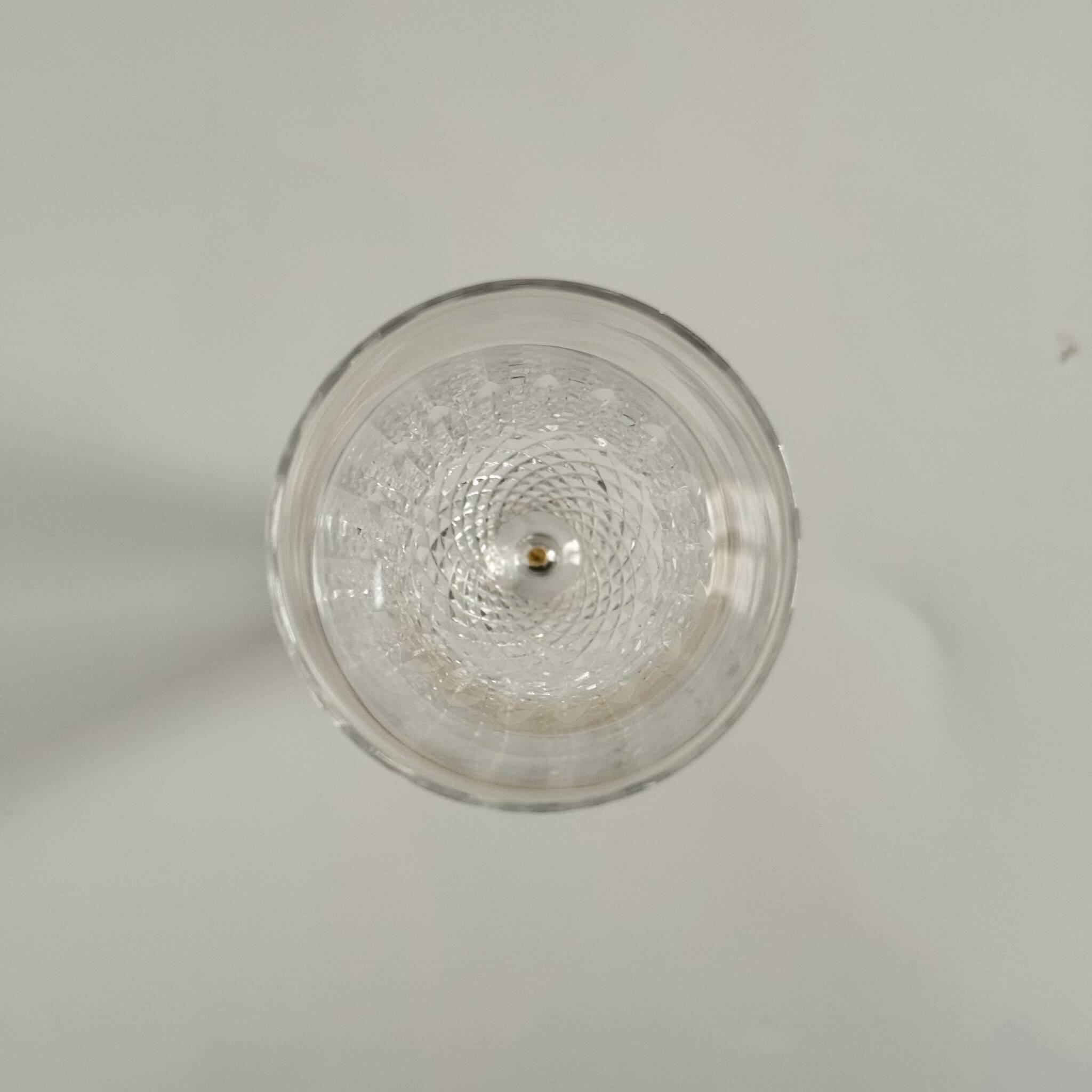 6 Champagne Flutes in Lalique Crystal | "Chinon" Model | 1960s