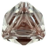 Cendrier en verre artistique bohémien par Vaclav Hanus pour Moser, années 1960.