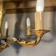 Vintage chandelier in gilded brass with 6 lights - Classic style
