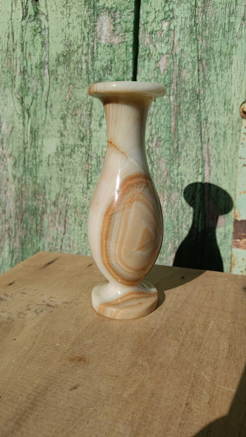 Alabaster vase from the 1970s