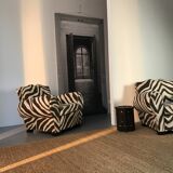 French moustache club chair, 1950s