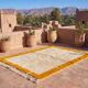 Traditional handmade pure wool Berber rug size 250x250 cm