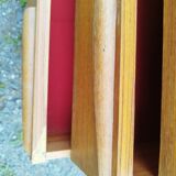 Scandinavian teak dressing table chest of drawers