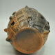 Scarified terracotta vase signed By Dr Diaz La rioja