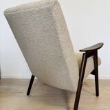 Fauteuil vintage entièrement restauré par Jaroslav Smidek, Tchécoslovaquie, années 1960
