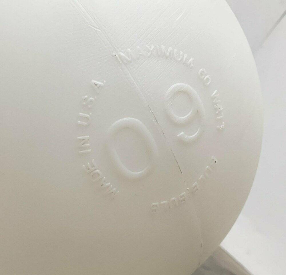 Bulb lamp, bulb on a stand or German suspension in mid-century space style by Ingo Maurer for M Design, 1960s.