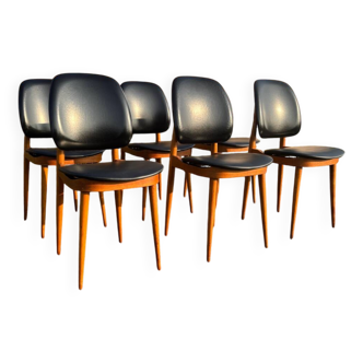 Set of 6 Baumann Pegasus chairs