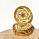 7 assiettes à dessert grès HB Henriot Quimper
