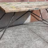 Folding workshop table
