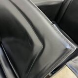 8 style Korium leather chairs in the style of Matteo Grassi