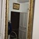 Large antique mirror from the Napoléon III era, finely carved and gilded with gold leaf.