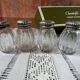 Coffret Christofle 4 salerons argent massif