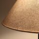 Big black Hustadt table lamp with pointed shade / 1970s / 1980s / postmodern design