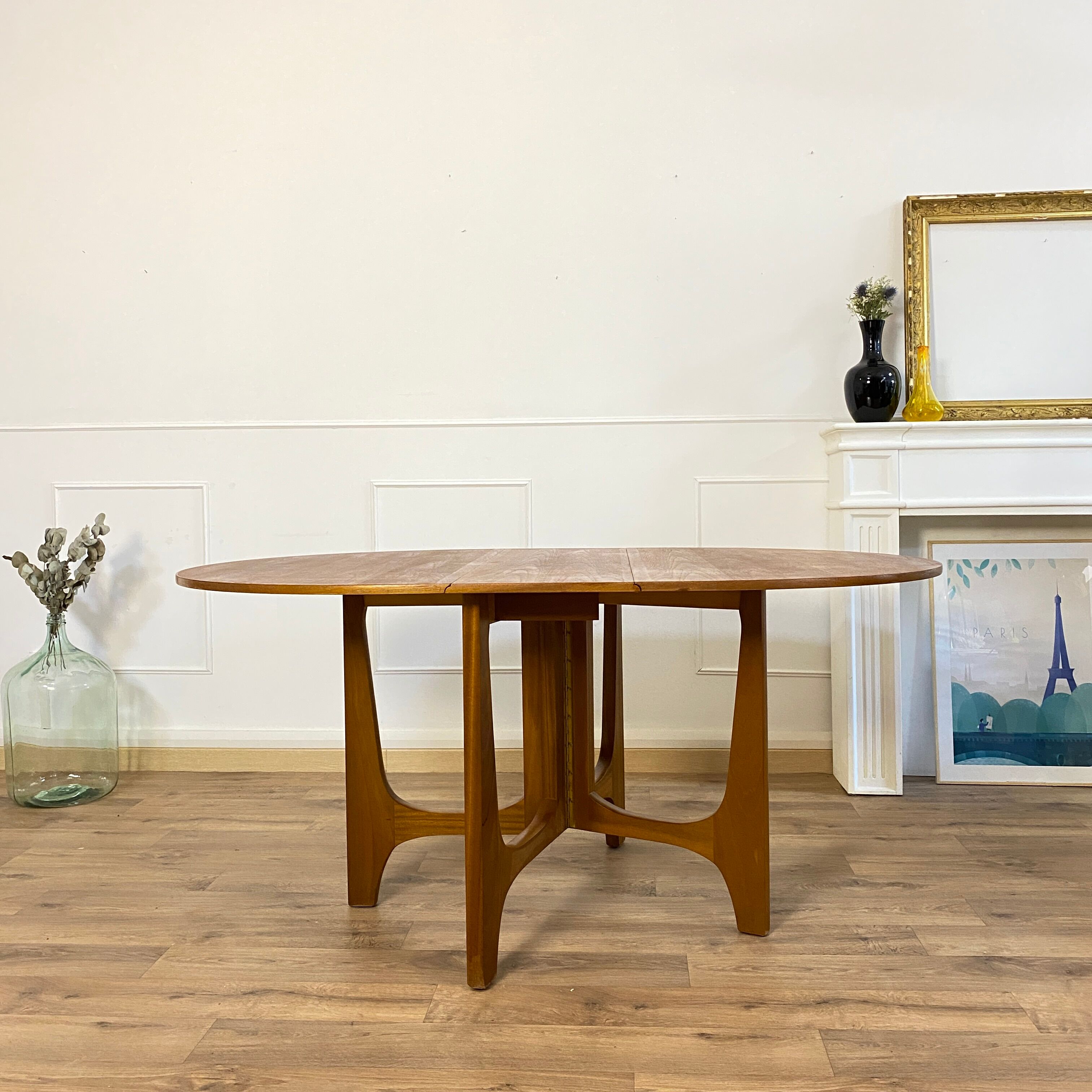 Folding vintage dining table