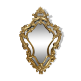 Louis XV style mirror in gilded wood