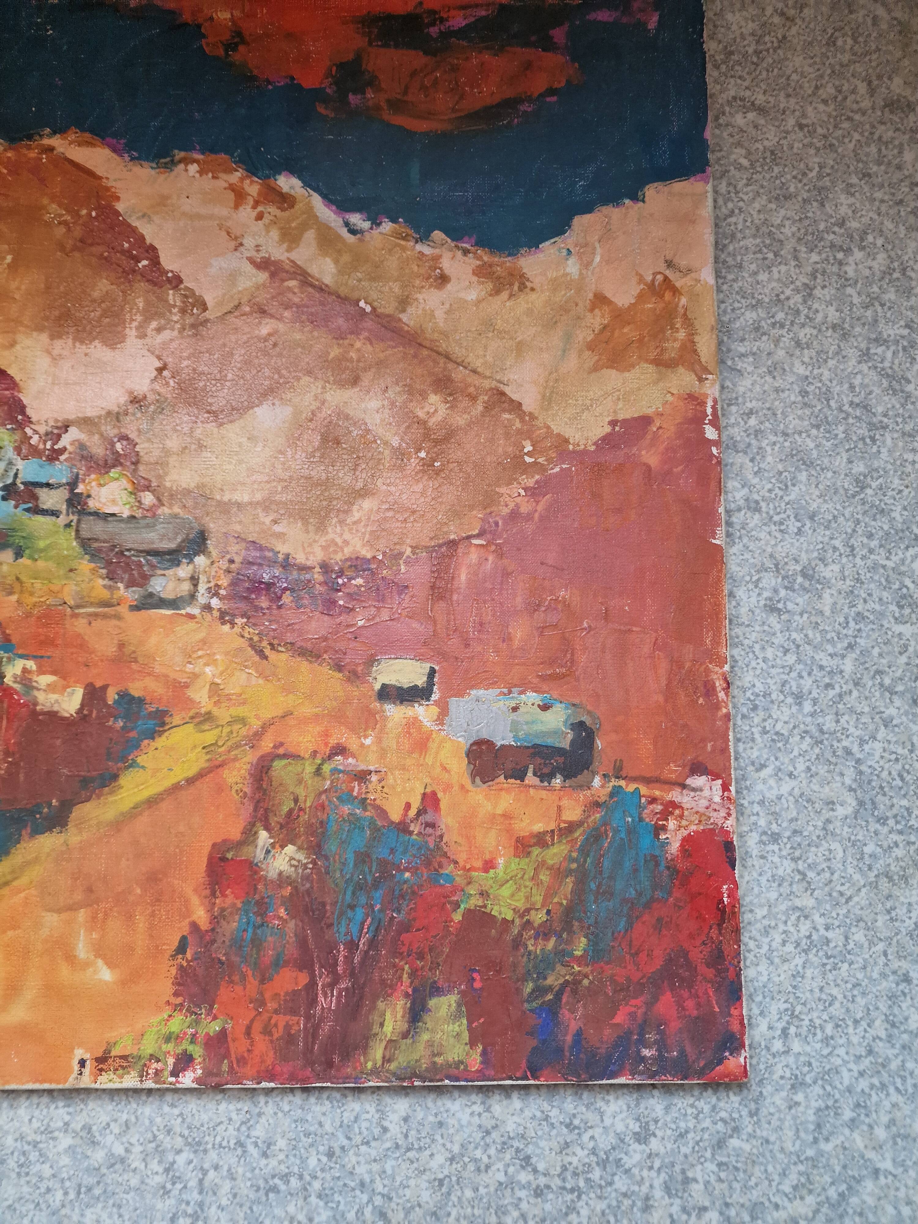 Landscape by André Bonnamour. Lyon School