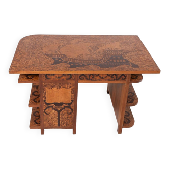 Italian marquetry desk, 1950’s