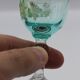 Magnificent liqueur service in blue glass enamel legras george sand art no