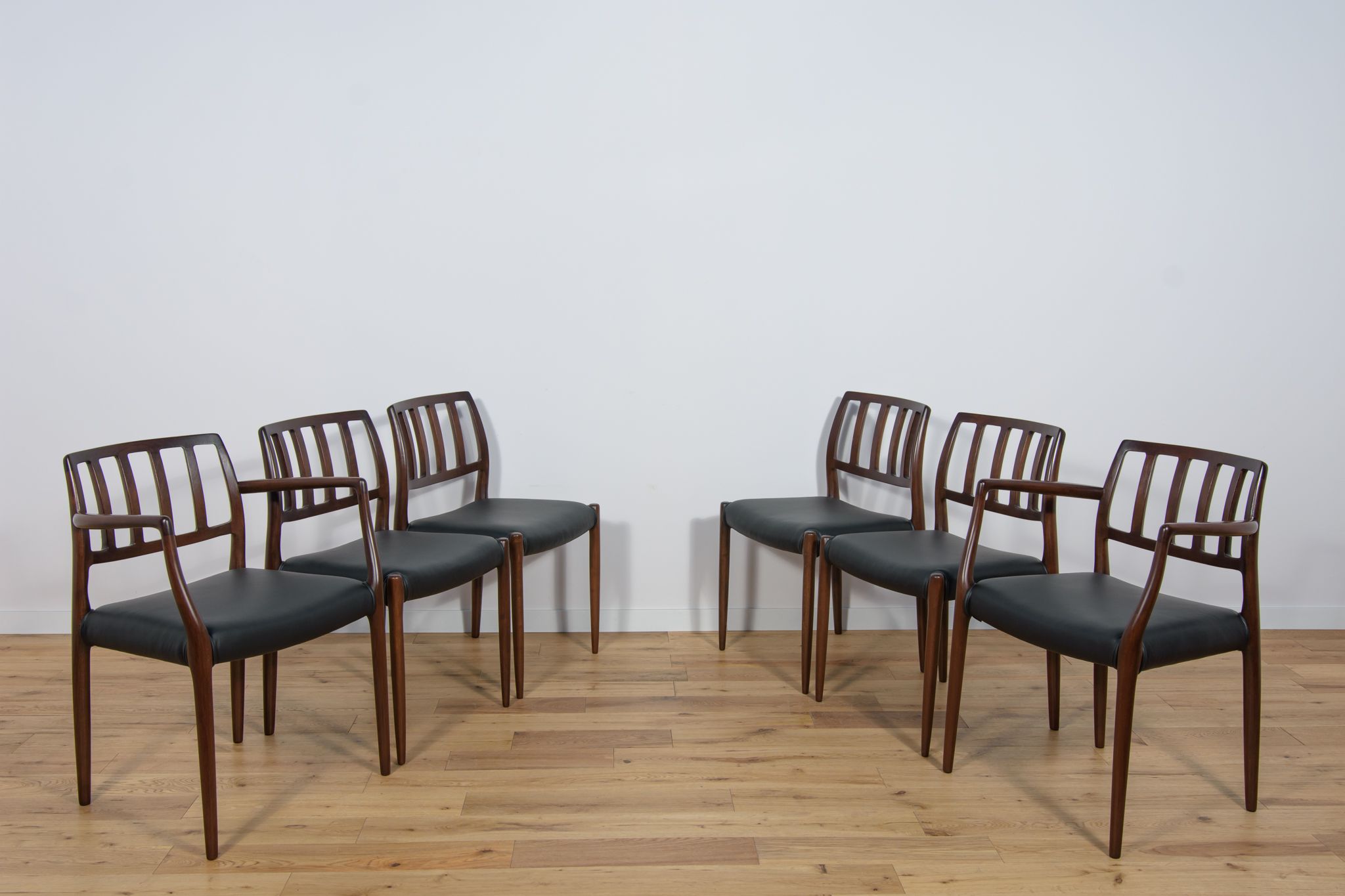 Chairs model No. 83 by Niels O. Møller for J.L. Møllers Møbelfabrik